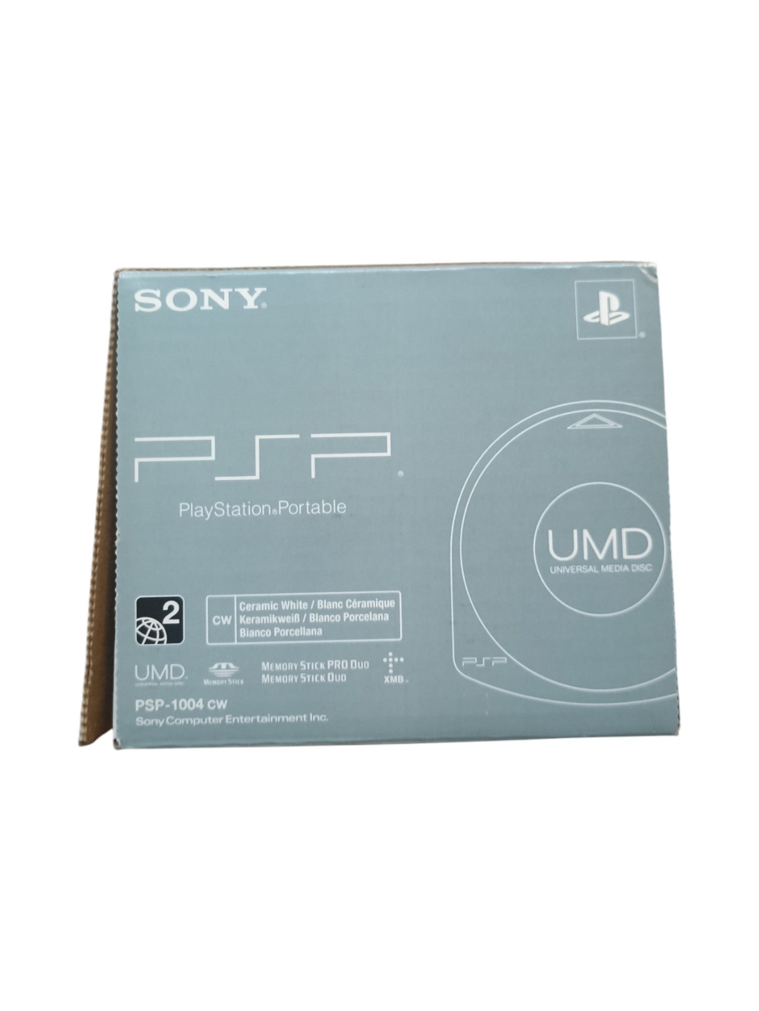 Sony PSP - 1004 Ceramic White – Console PlayStation Portable en boîte - Masaru