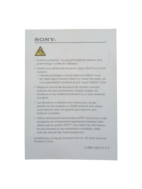 Sony PSP - 1004 Ceramic White – Console PlayStation Portable en boîte - Masaru