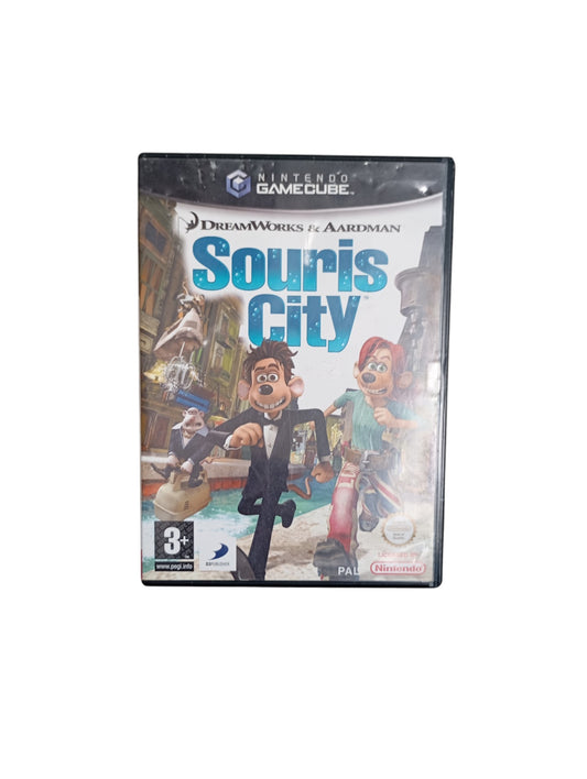 Souris City Nintendo GameCube complet en boîte avec disque et notice