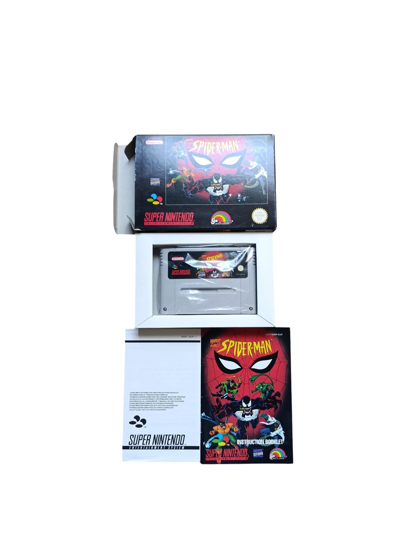 Spider - Man SNES – Complet en boîte avec notice - Masaru