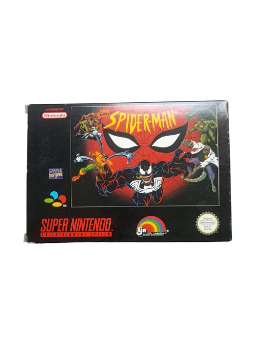 Spider - Man SNES – Complet en boîte avec notice - Masaru