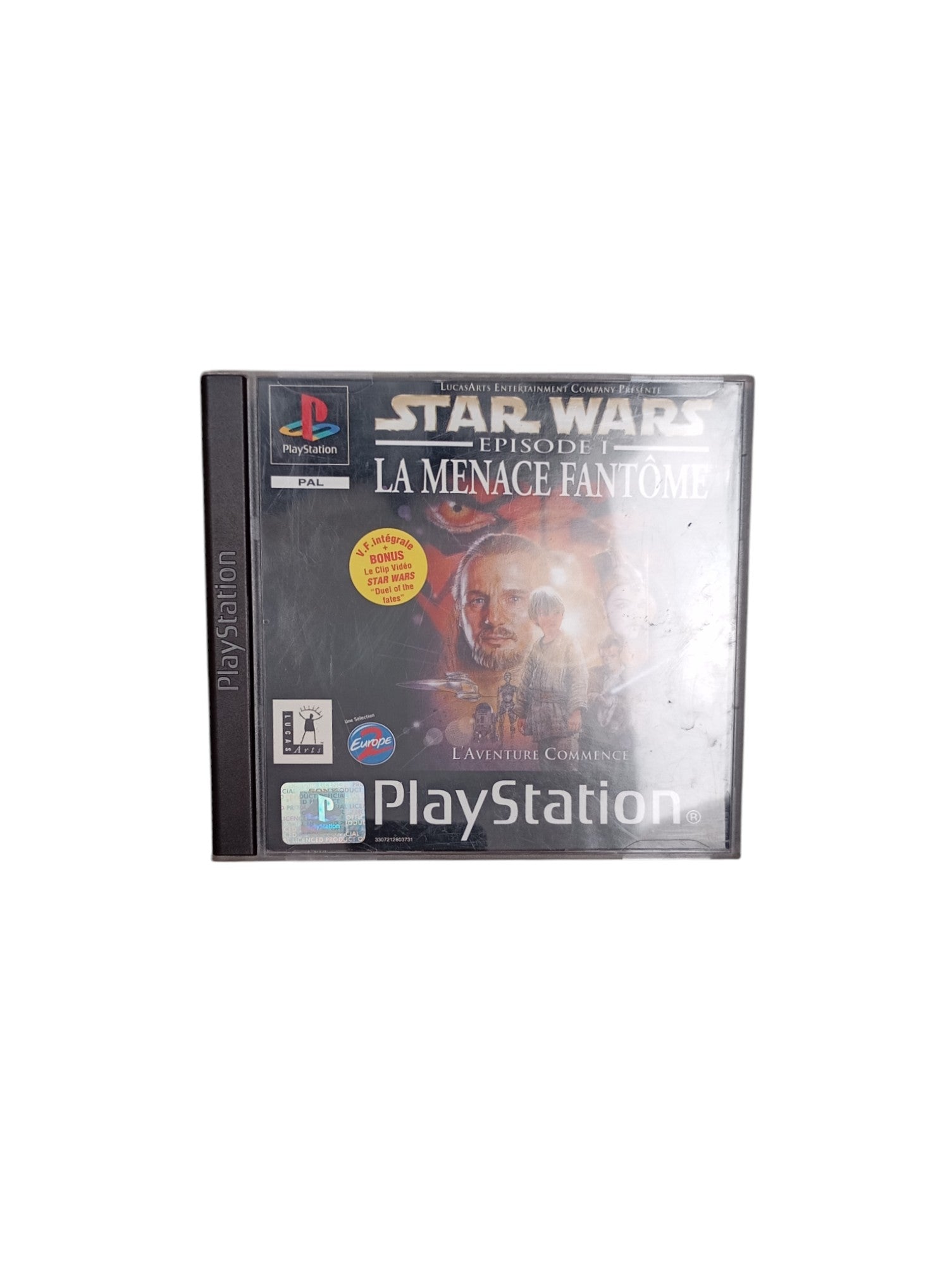 Star Wars La Menace Fantôme PlayStation 1 PS1 complet en boîte avec disque et notice