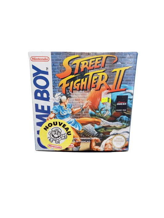 Street Fighter II Nintendo Game Boy boîte et notice originales sans cartouche"