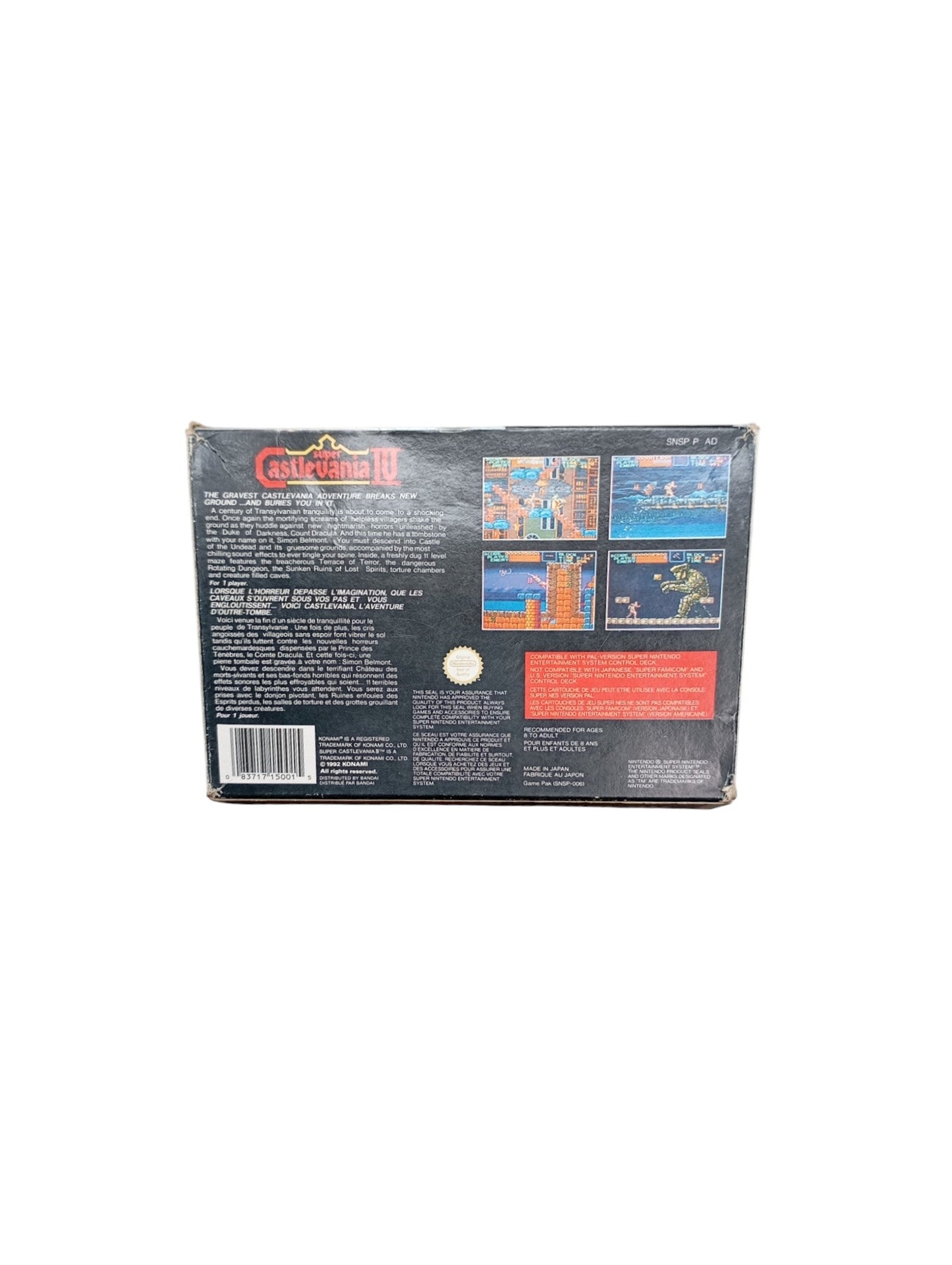 Super Castlevania IV – Super Nintendo (Sans notice) - Masaru