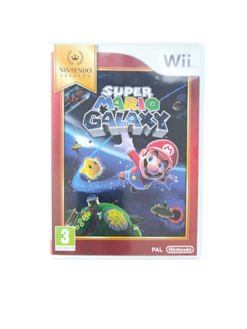 Super Mario Galaxy Nintendo Wii (Nintendo Selects, complet en boîte avec notice)