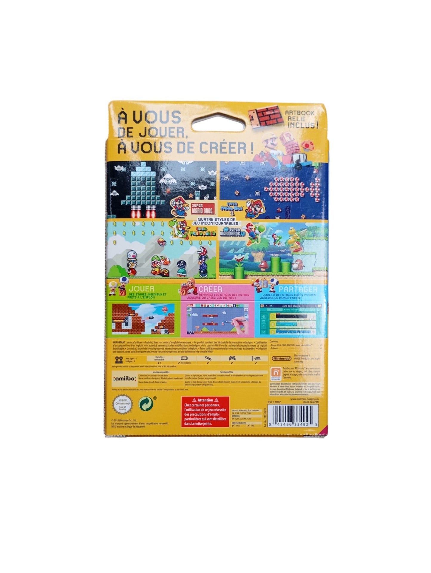 Super Mario Maker – Nintendo Wii U (Complet) - Masaru