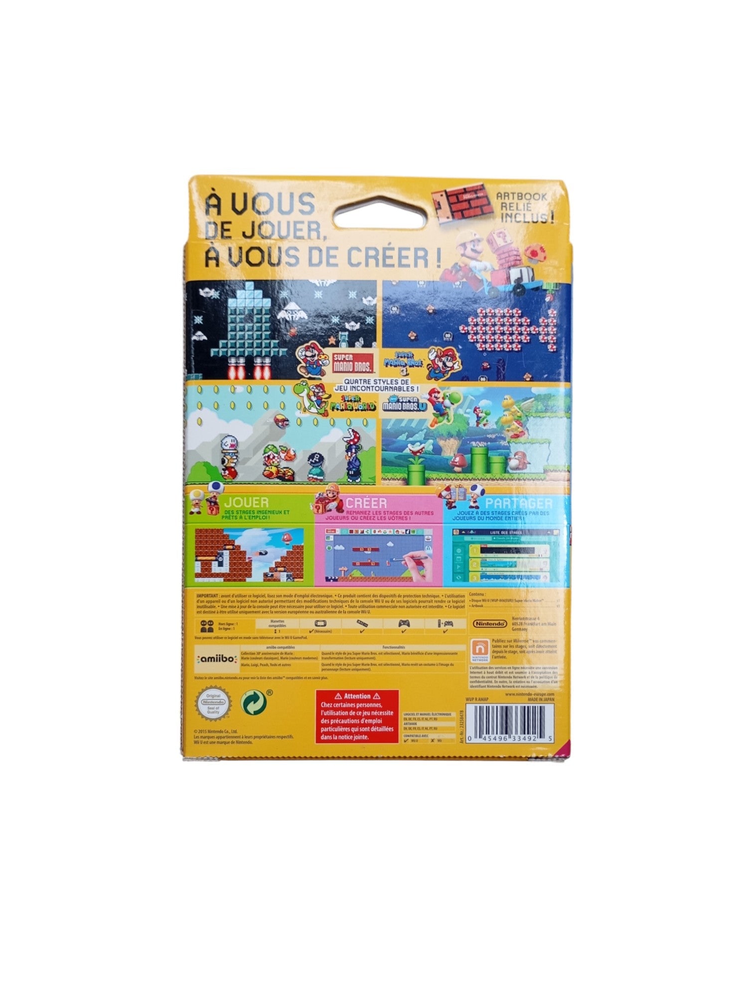 Super Mario Maker – Nintendo Wii U (Complet) - Masaru