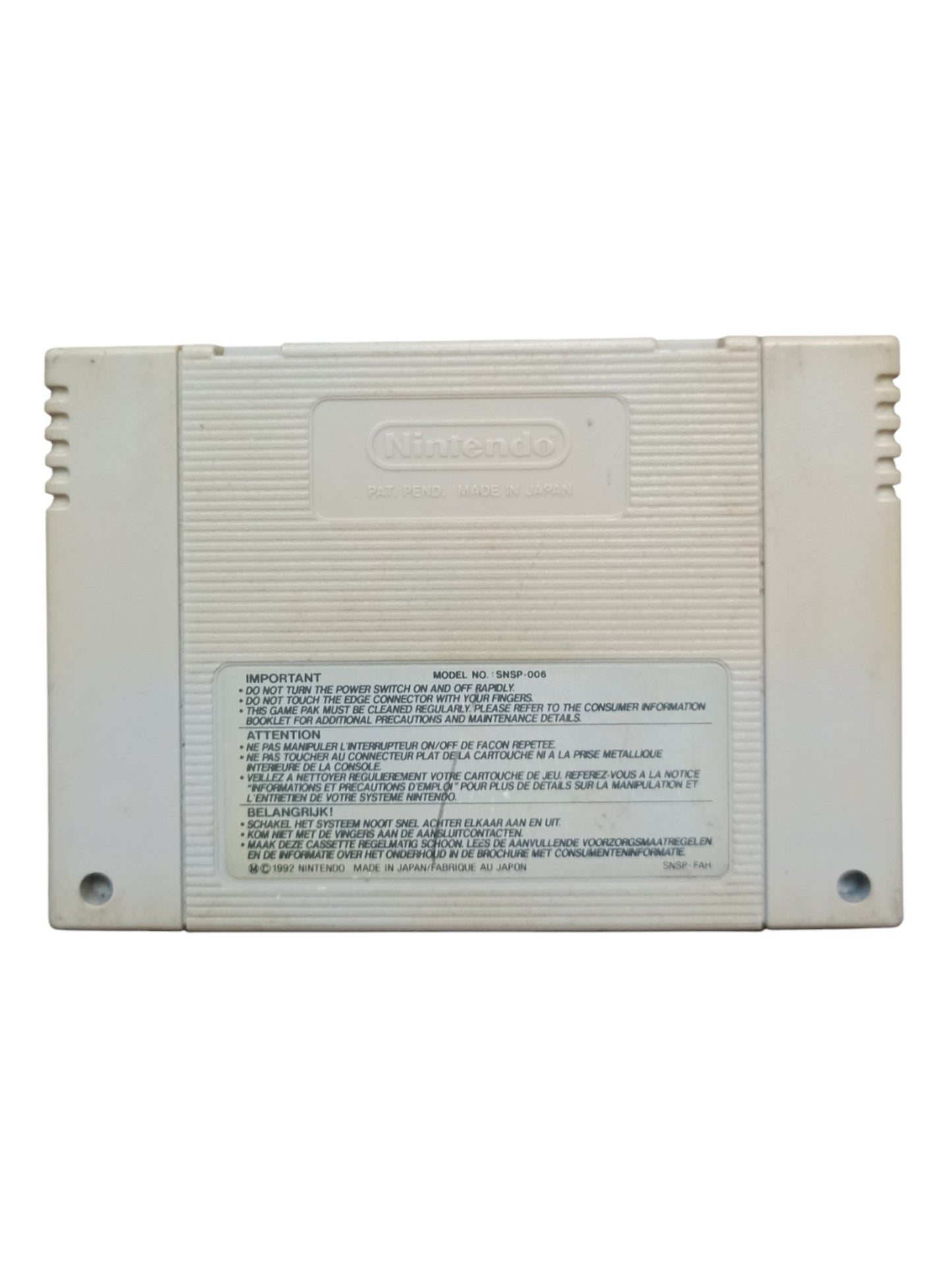 Super Mario World – Super Nintendo (cartouche loose, PAL) - Masaru