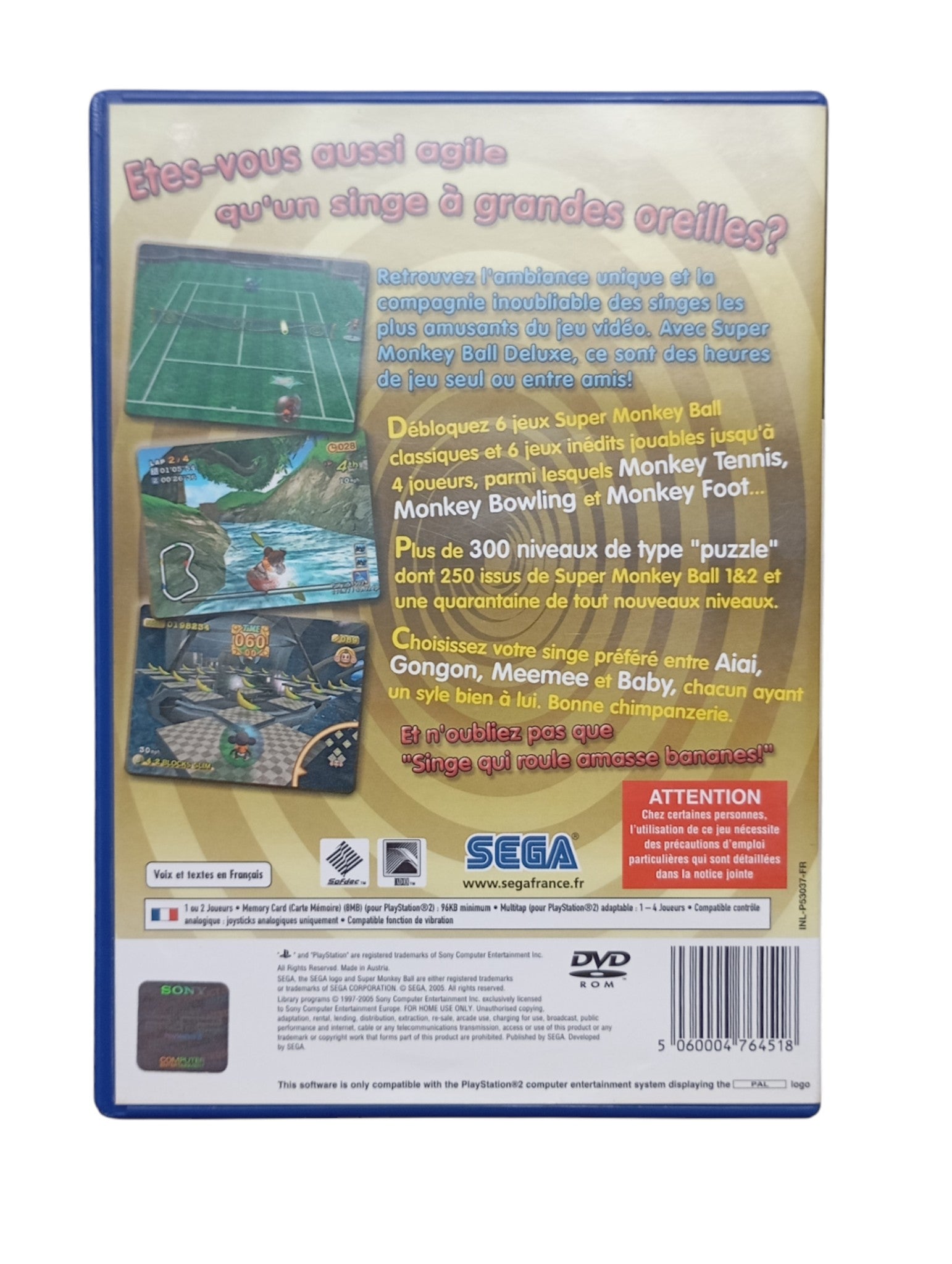 Super Monkey Ball Deluxe Playstation 2 (PS2) - Masaru