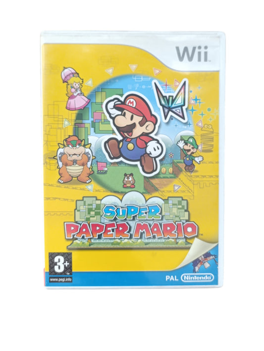 Super Paper Mario Nintendo Wii jeu complet original