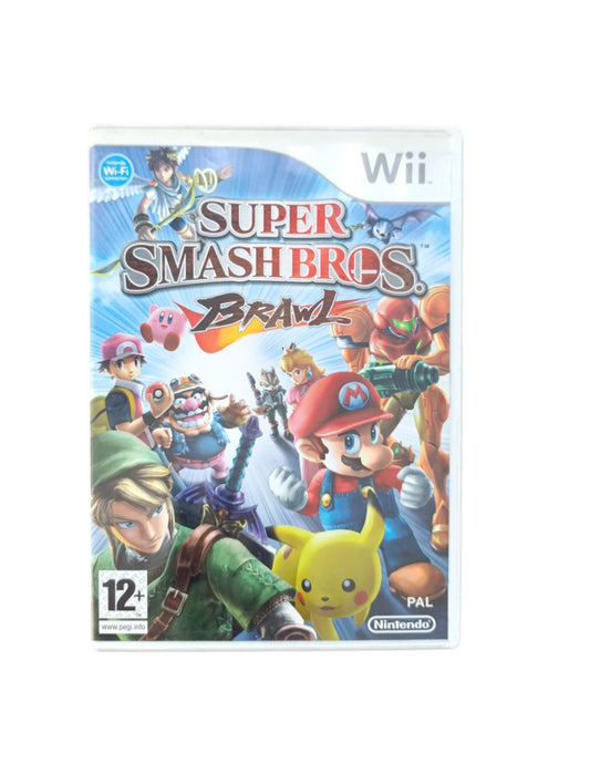 Jeu Super Smash Bros. Brawl sur Nintendo Wii complet en boîte avec notice
