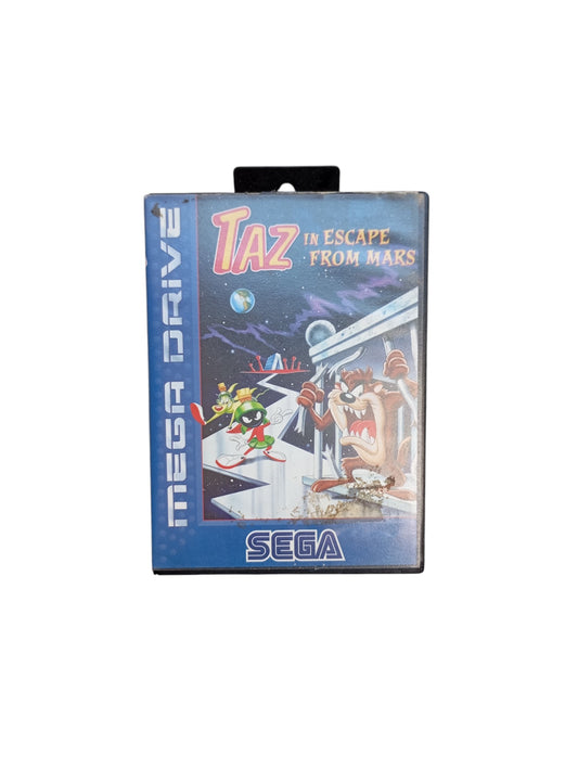 Taz in Escape from Mars Sega Mega Drive complet en boîte avec cartouche et notice