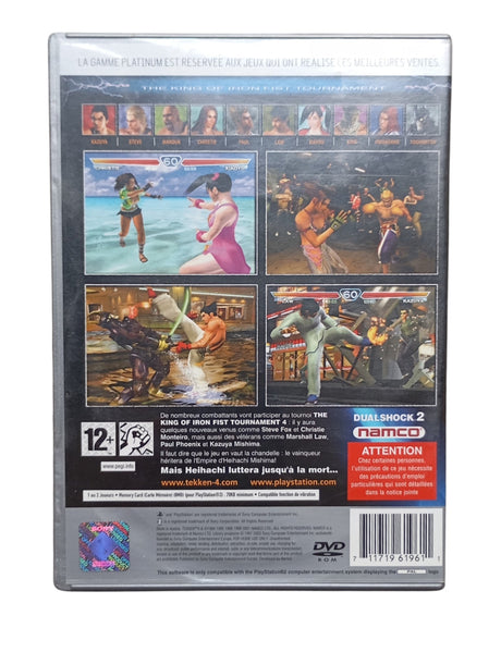 Tekken 4 – PlayStation 2 (Platinum, complet) - Masaru