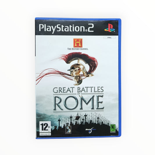 The History Channel Great Battles of Rome PlayStation 2 PS2 PAL FR disque original fonctionnel nickel
