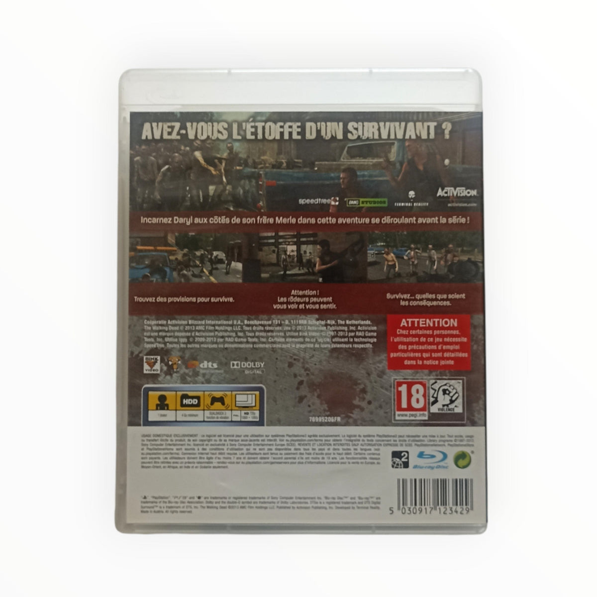 The Walking Dead: Survival Instinct Playstation 3 (PS3) - Masaru