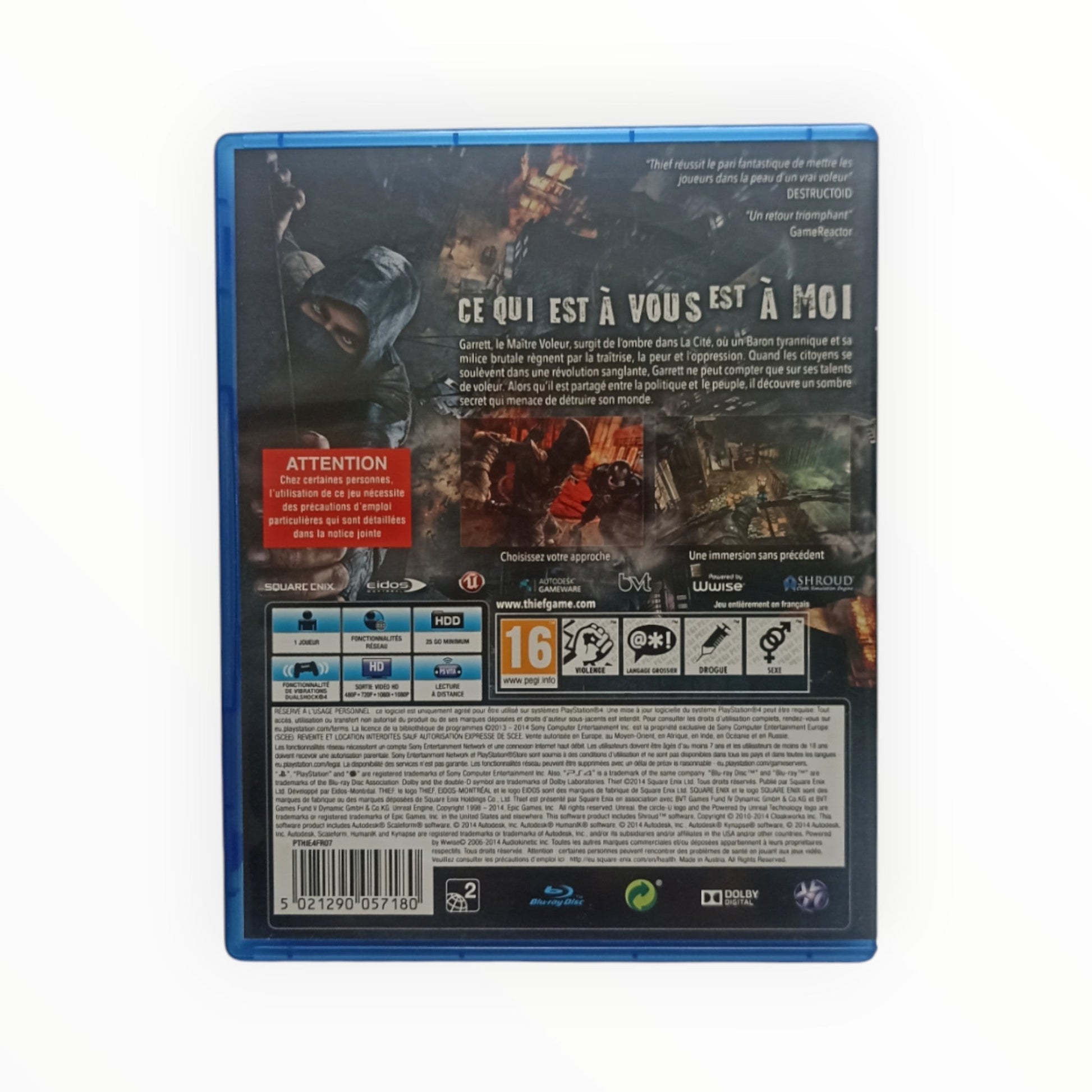 Thief Playstation 4 (PS4) - Masaru