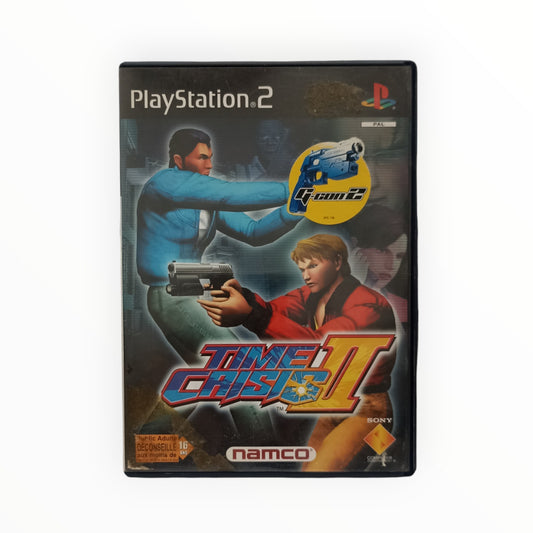 Time Crisis II sur PlayStation 2 jeu complet avec boîte et notice
