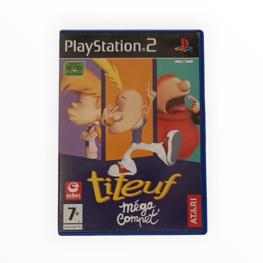 Titeuf Méga Compet sur PS2 complet avec boîte, notice et disque