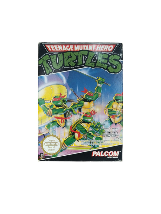 Teenage Mutant Ninja Turtles Nintendo NES complet en boîte avec cartouche et notice