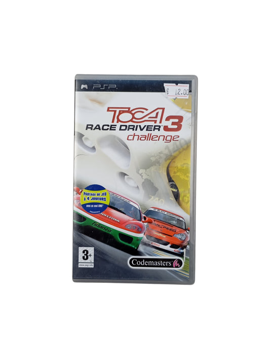 TOCA Race Driver 3 Challenge PlayStation Portable complet en boîte avec UMD et notice