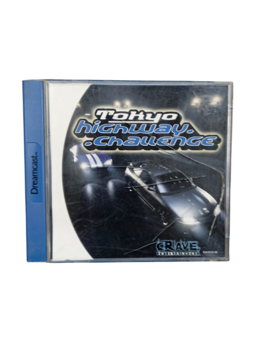 Tokyo Highway Challenge Sega Dreamcast complet avec disque, notice et boîte présentant des rayures