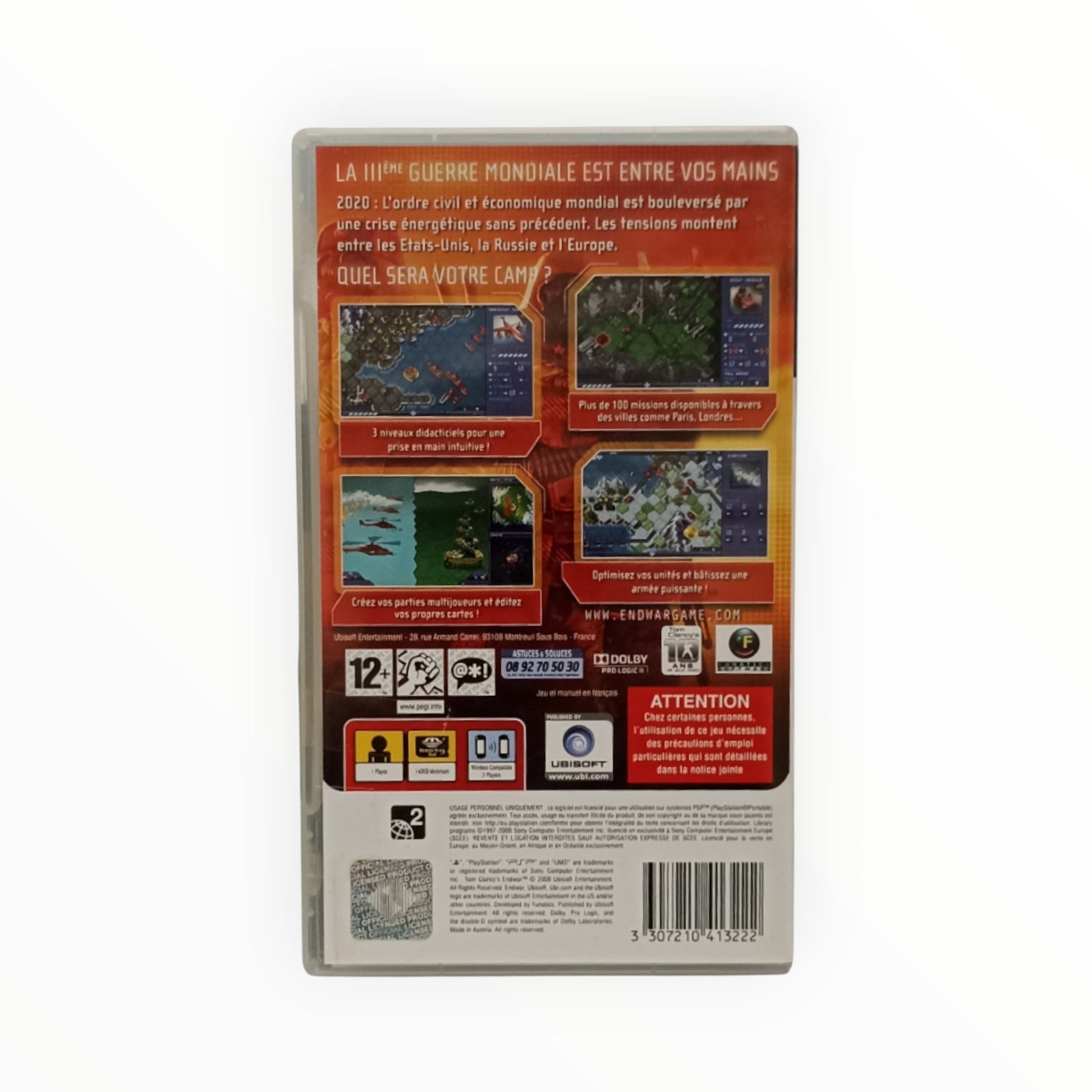 Tom Clancy’s EndWar – PlayStation Portable (PSP) – Complet - Masaru