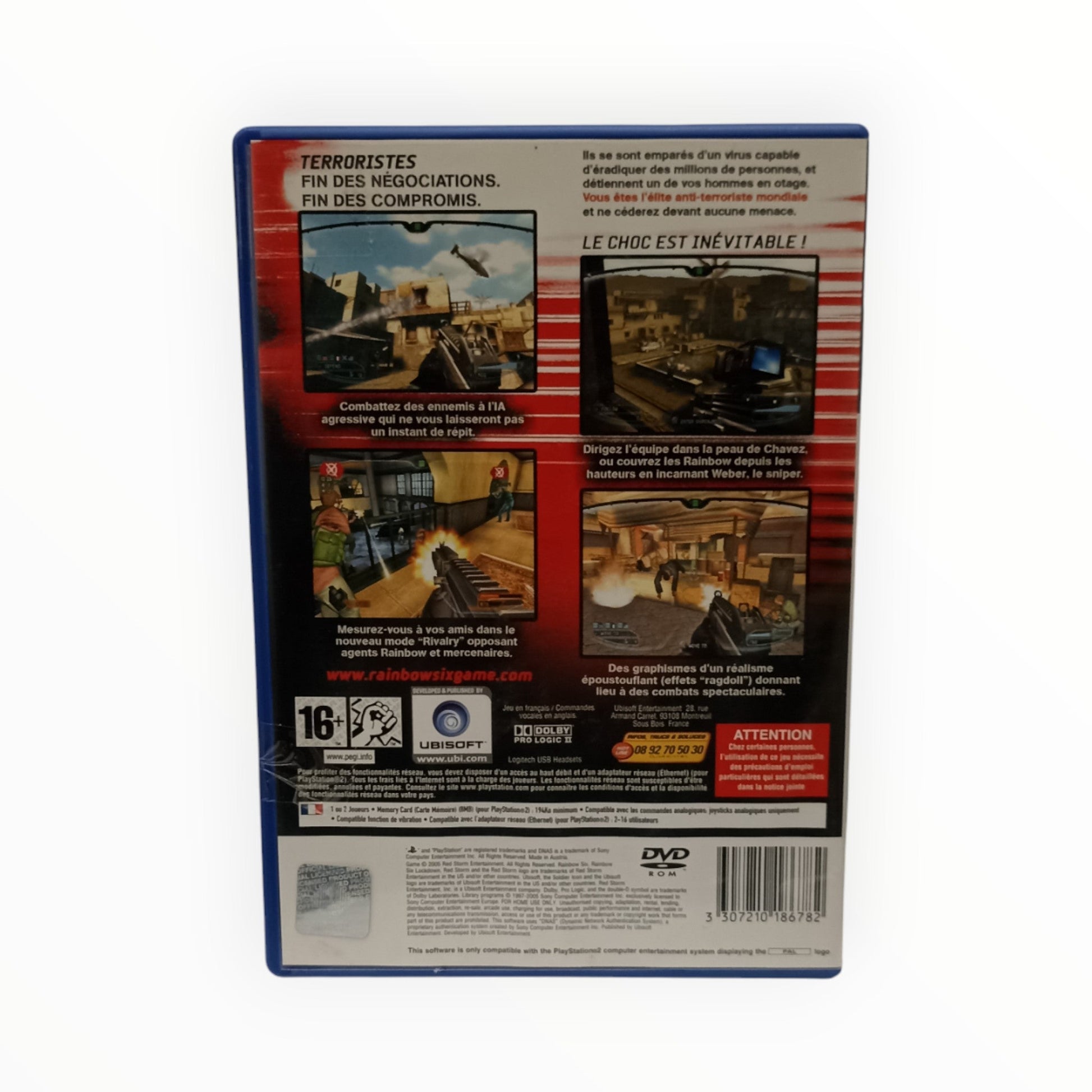 Tom Clancy's Rainbow Six: Lockdown – PlayStation 2 – Complet - Masaru