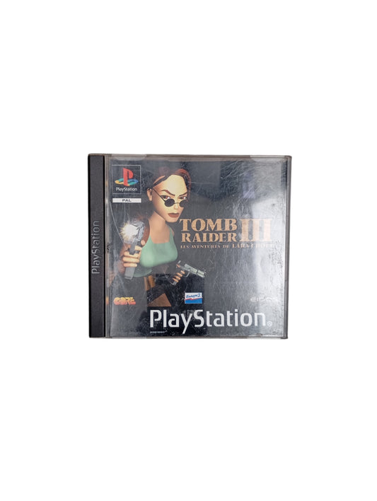 Tomb Raider III PlayStation 1 complet en boîte avec CD et notice