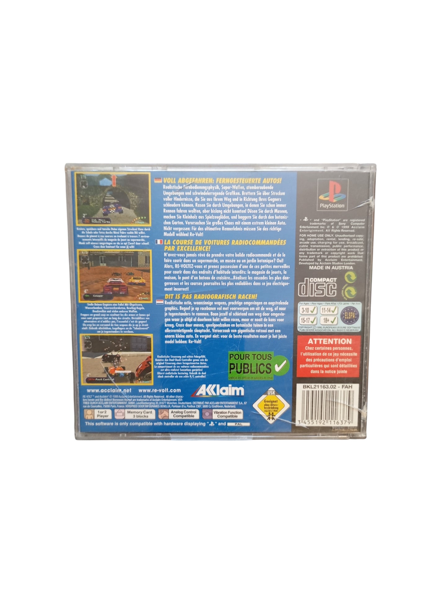 Re-Volt – PlayStation 1 complet