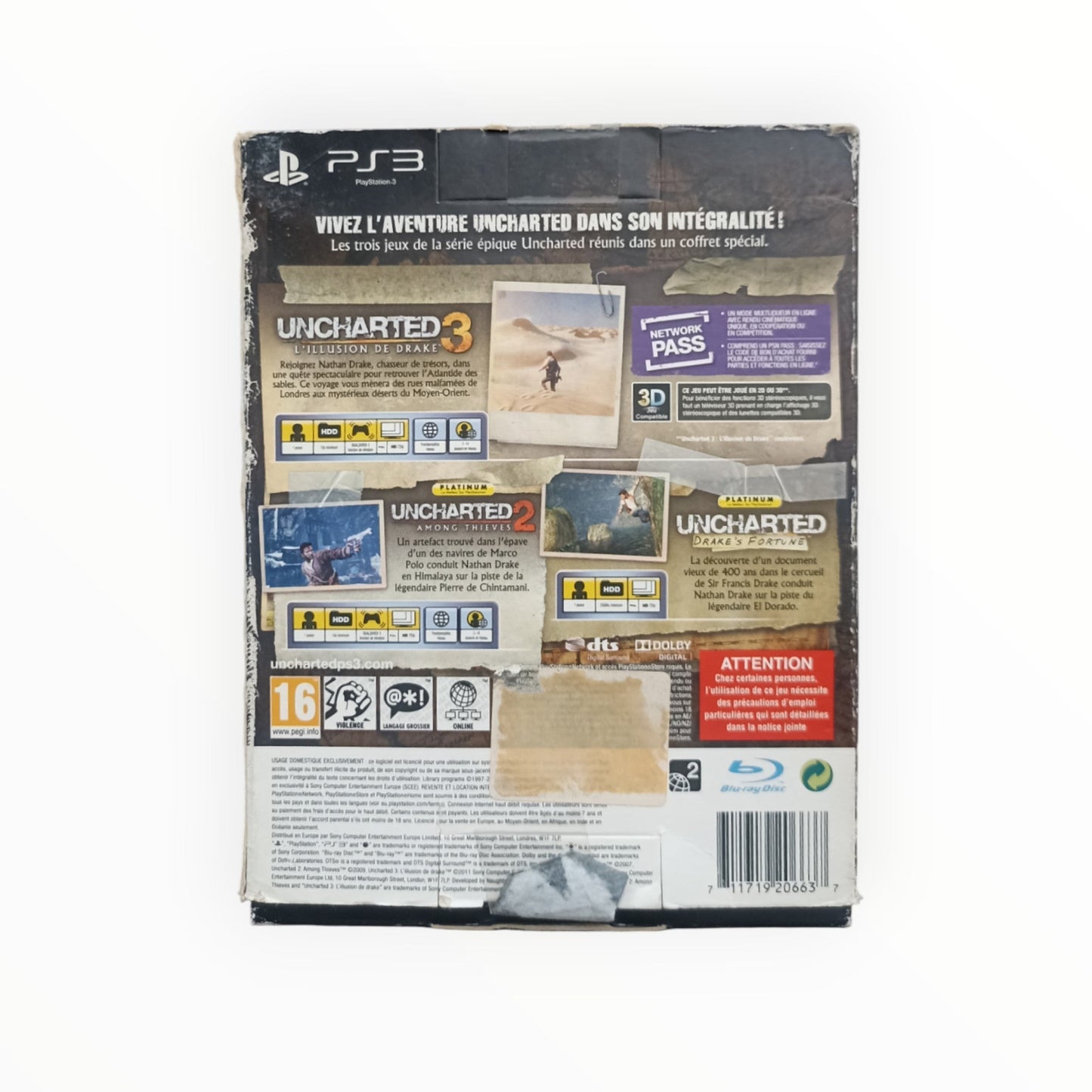 Uncharted Trilogy – Édition Spéciale PS3 - Masaru