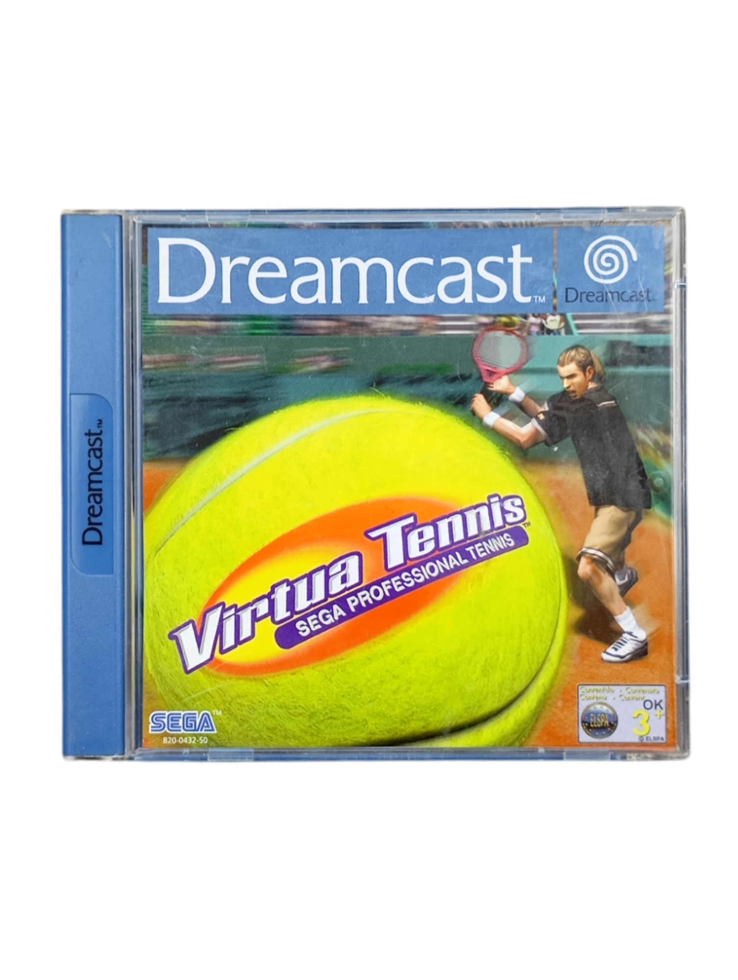 Virtua Tennis Sega Dreamcast complet avec disque et notice, boîte abîmée