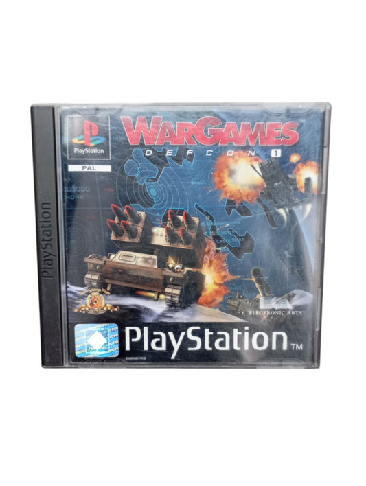 WarGames Defcon 1 PlayStation 1 complet en boîte avec CD et notice