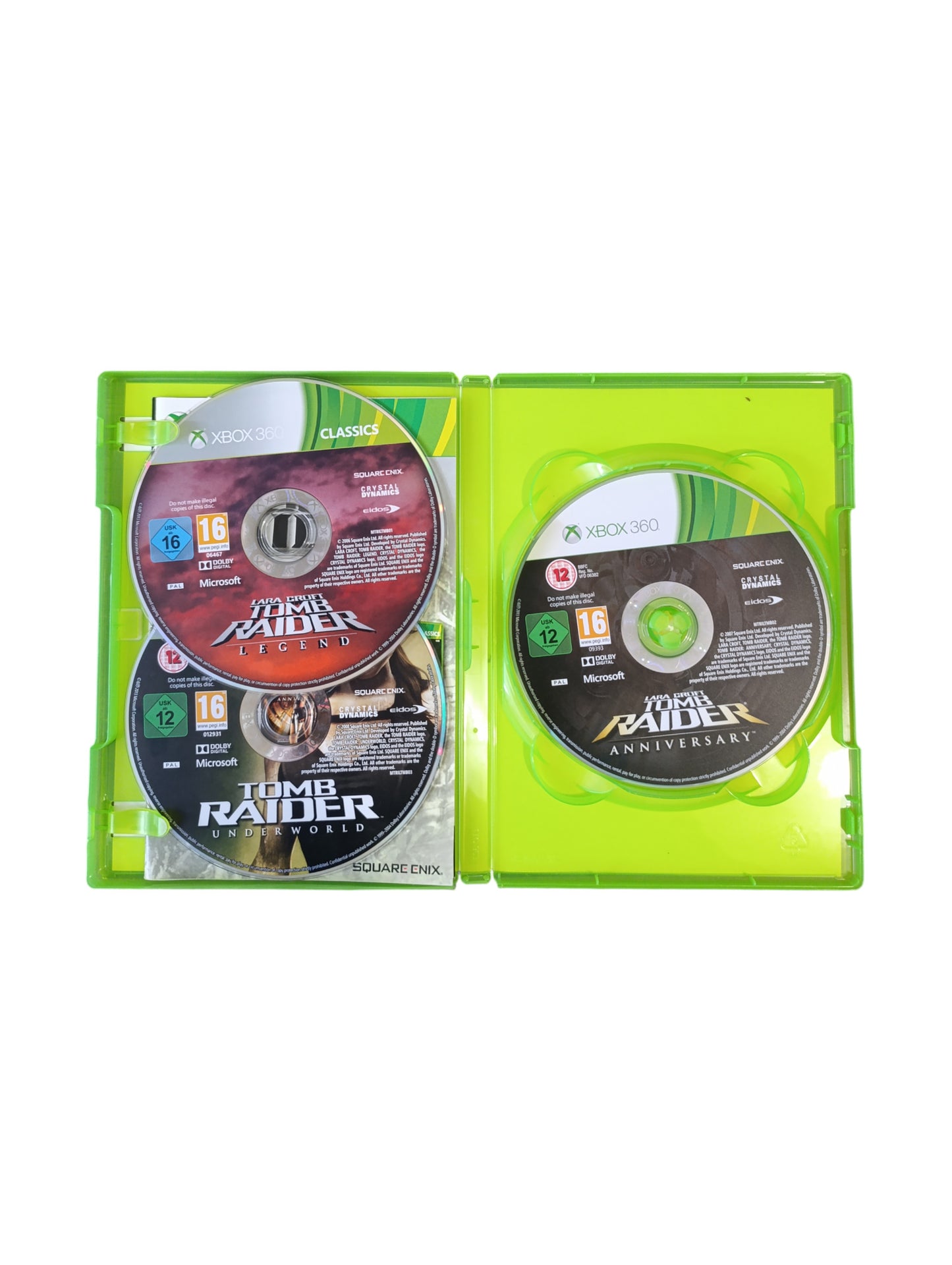 Tomb Raider Collection – Xbox 360 Classics – Complet (boîte + disques + notice)