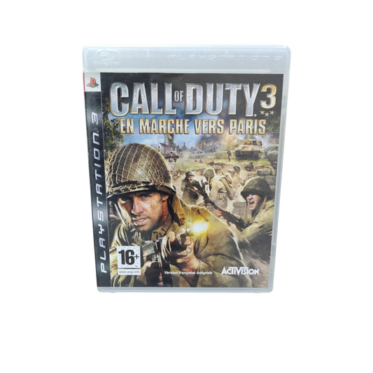 Call of Duty 3 – En marche vers Paris – PlayStation 3 (complet)