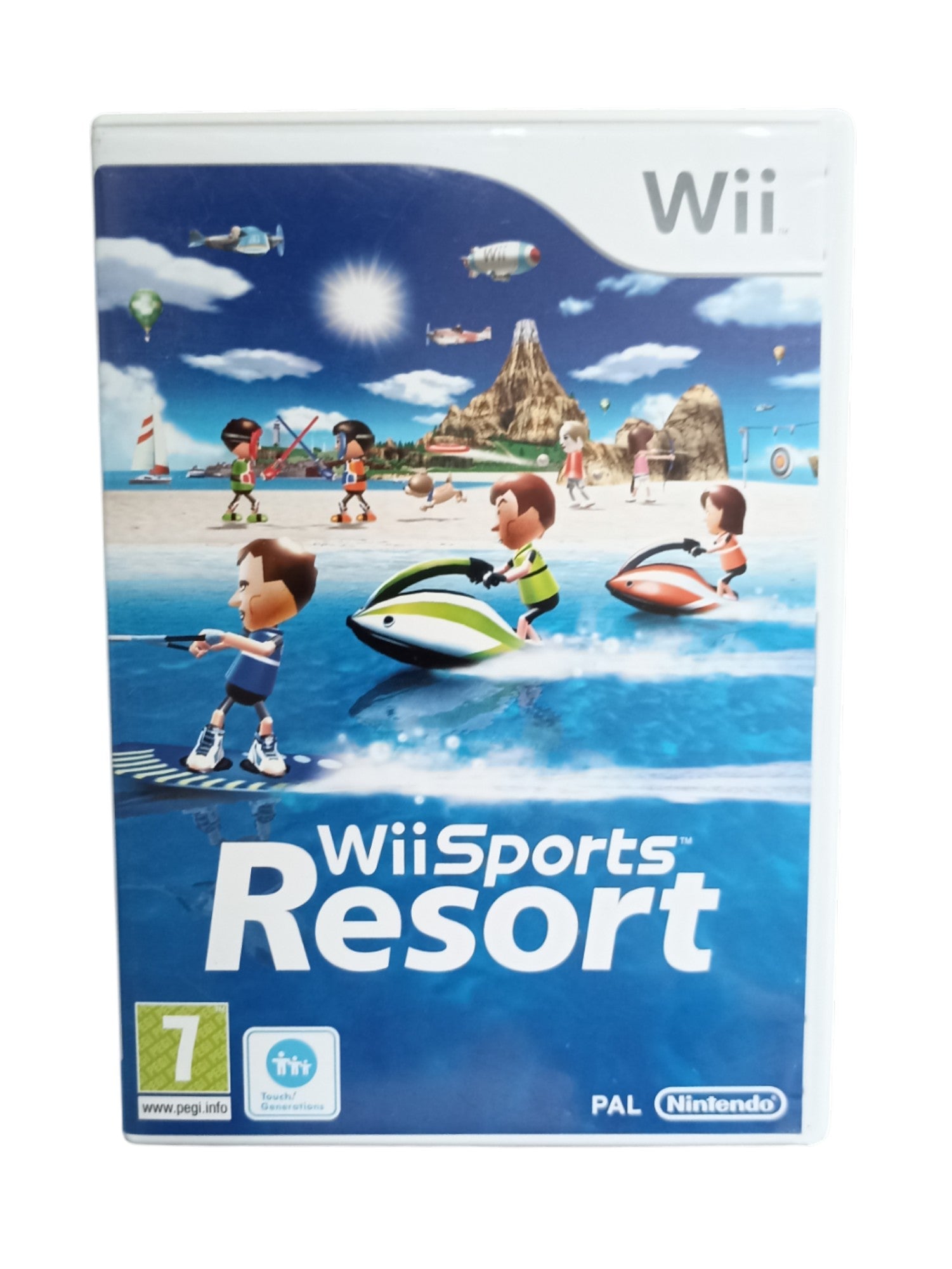 Wii Sports Resort Nintendo Wii complet avec boîte et disque, sans Nunchuk
