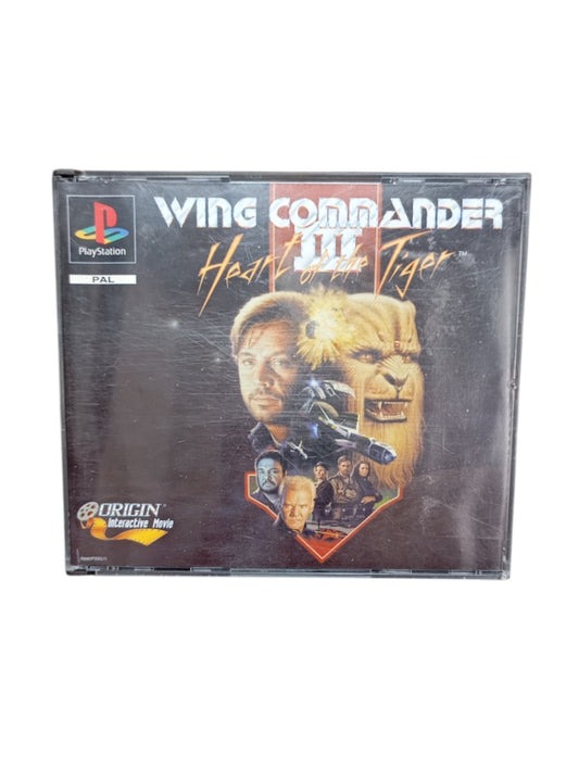 Wing Commander III complet en boîte avec notices PlayStation 1