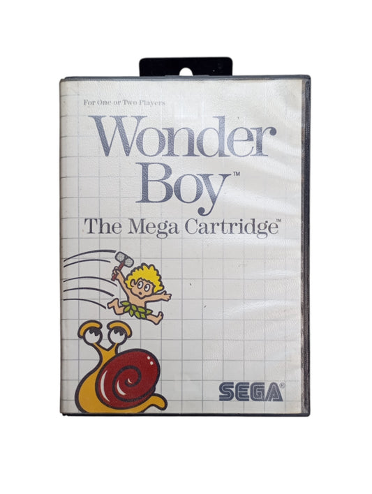 Wonder Boy Sega Master System en boîte avec cartouche, sans notice