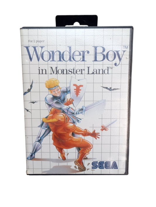 Wonder Boy in Monster Land Sega Master System en boîte avec cartouche, sans notice