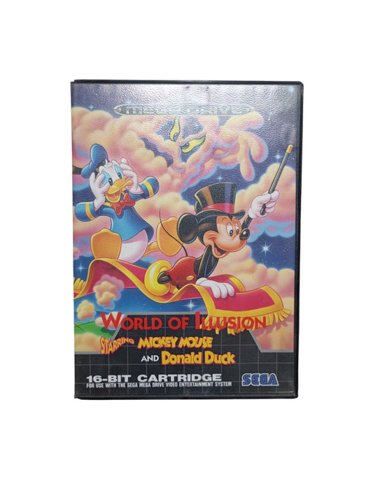 World of Illusion Sega Mega Drive jeu complet original