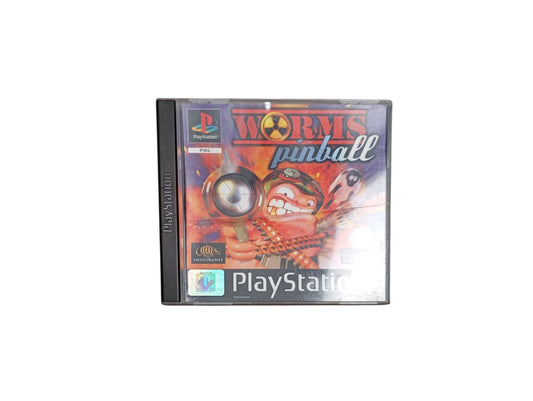 Worms Pinball PlayStation 1 PS1 complet en boîte avec disque et notice