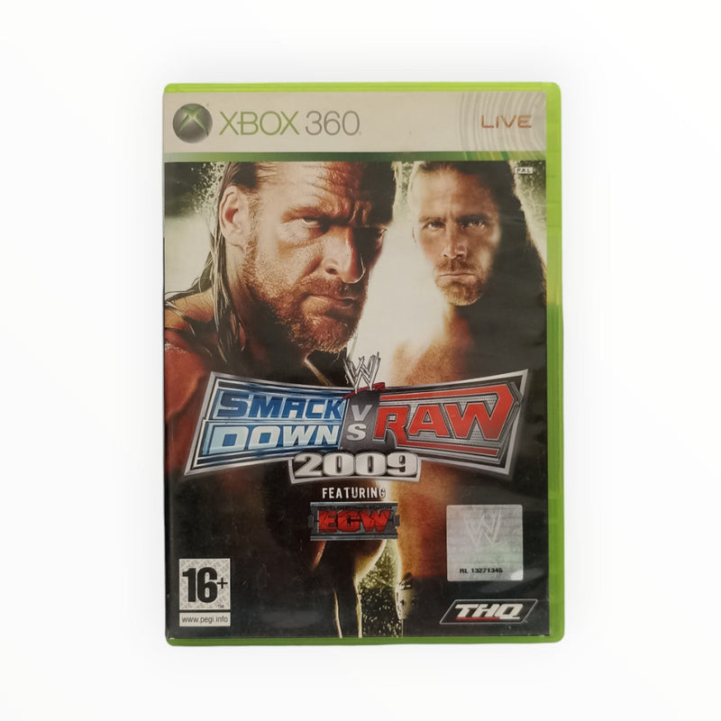 WWE SmackDown vs Raw 2009 – Xbox 360 (sans notice)