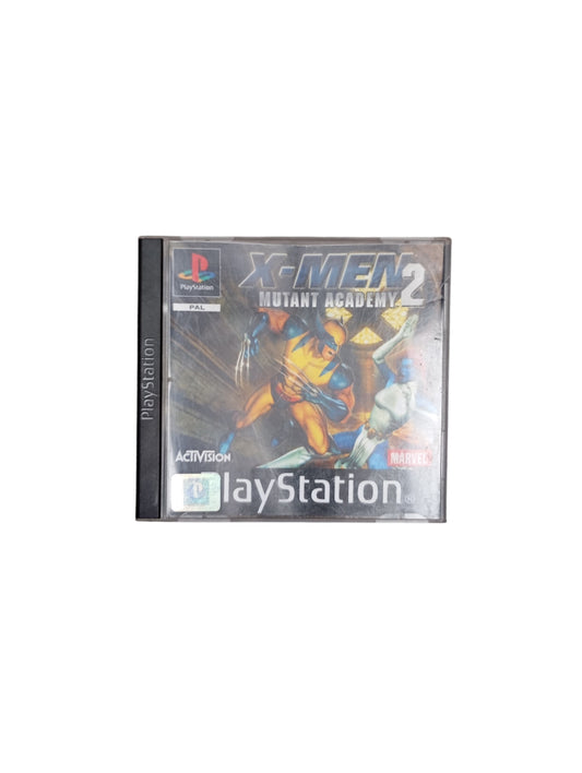 X-Men Mutant Academy 2 PlayStation 1 complet en boîte avec CD et notice