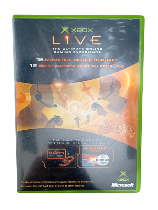 Pack Xbox Live The Ultimate Online Gaming Experience original Xbox avec casque et disque
