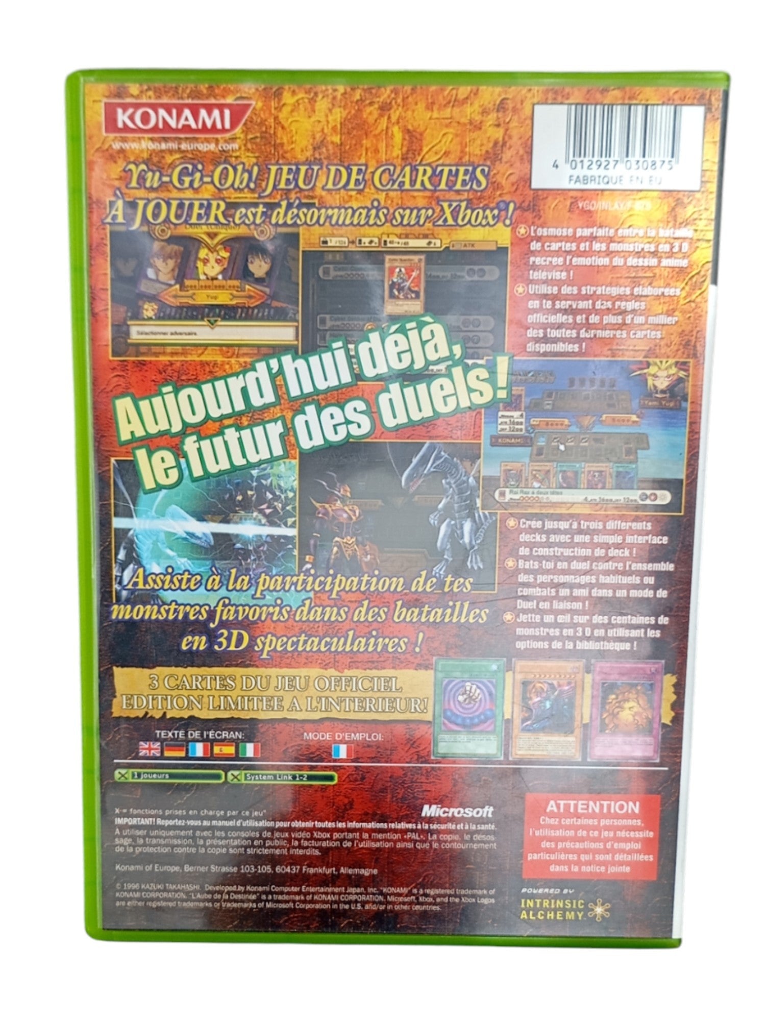 Yu - Gi - Oh! L’Aube de la Destinée – Xbox (jeu original) - Masaru