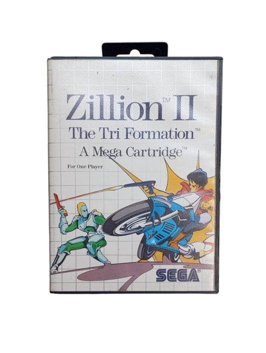 Zillion II The Tri Formation Sega Master System en boîte avec cartouche, sans notice