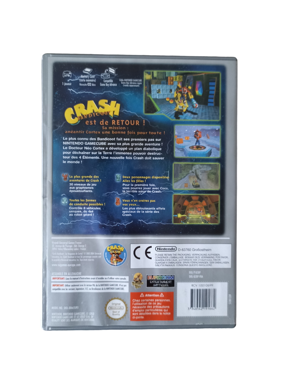 Crash Bandicoot : La Vengeance de Cortex, Version "Le Choix Des Joueurs"