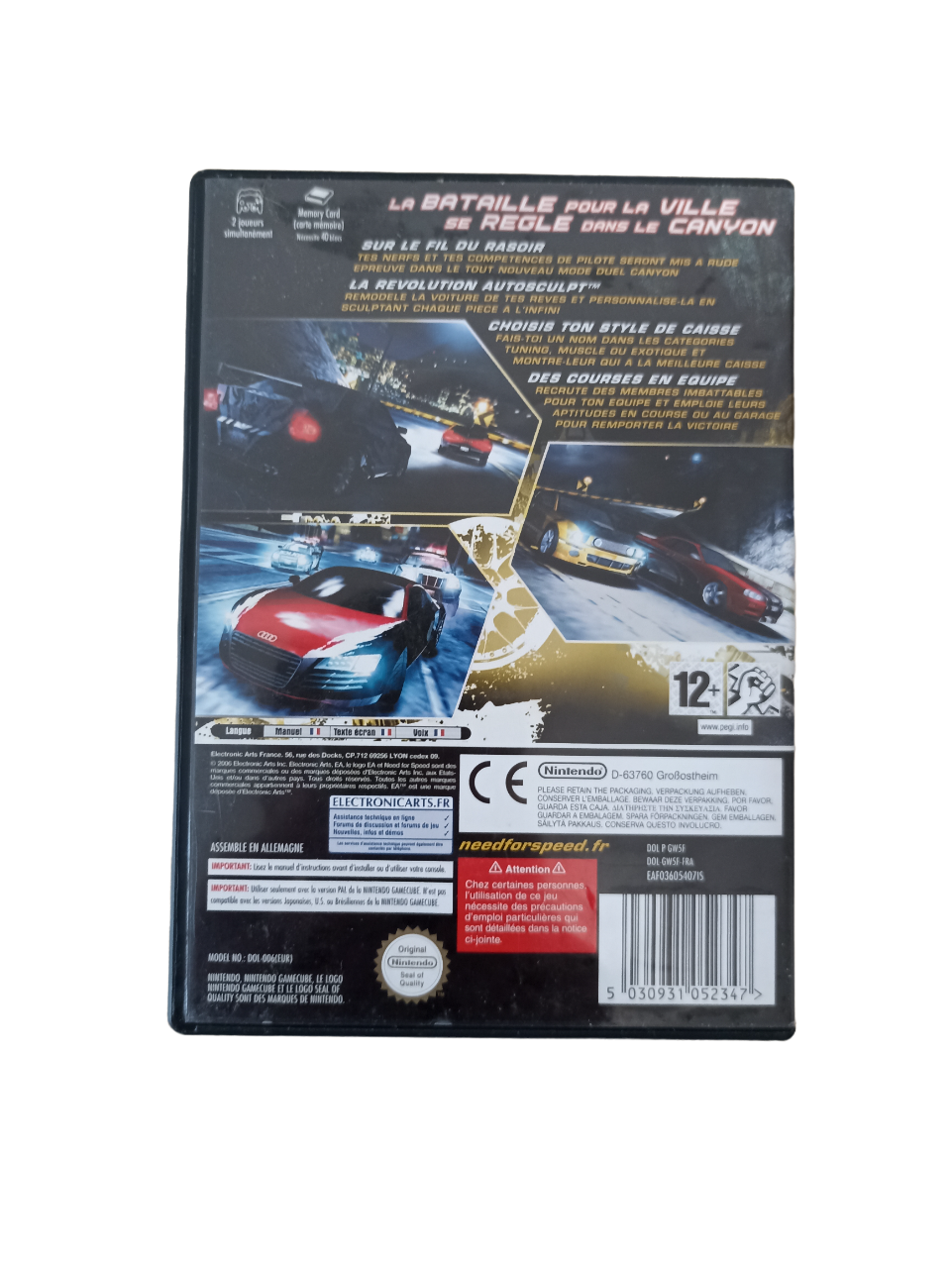 Need for Speed : Carbon GameCube
