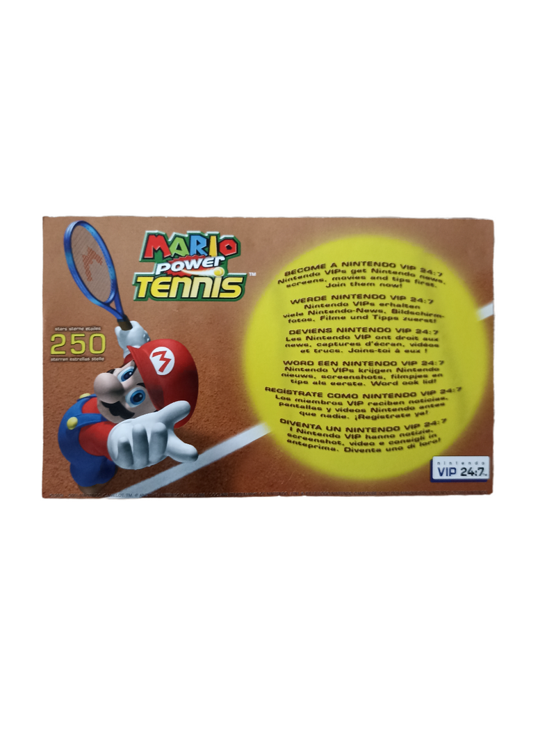 Carte VIP Mario Power Tennis GameCube