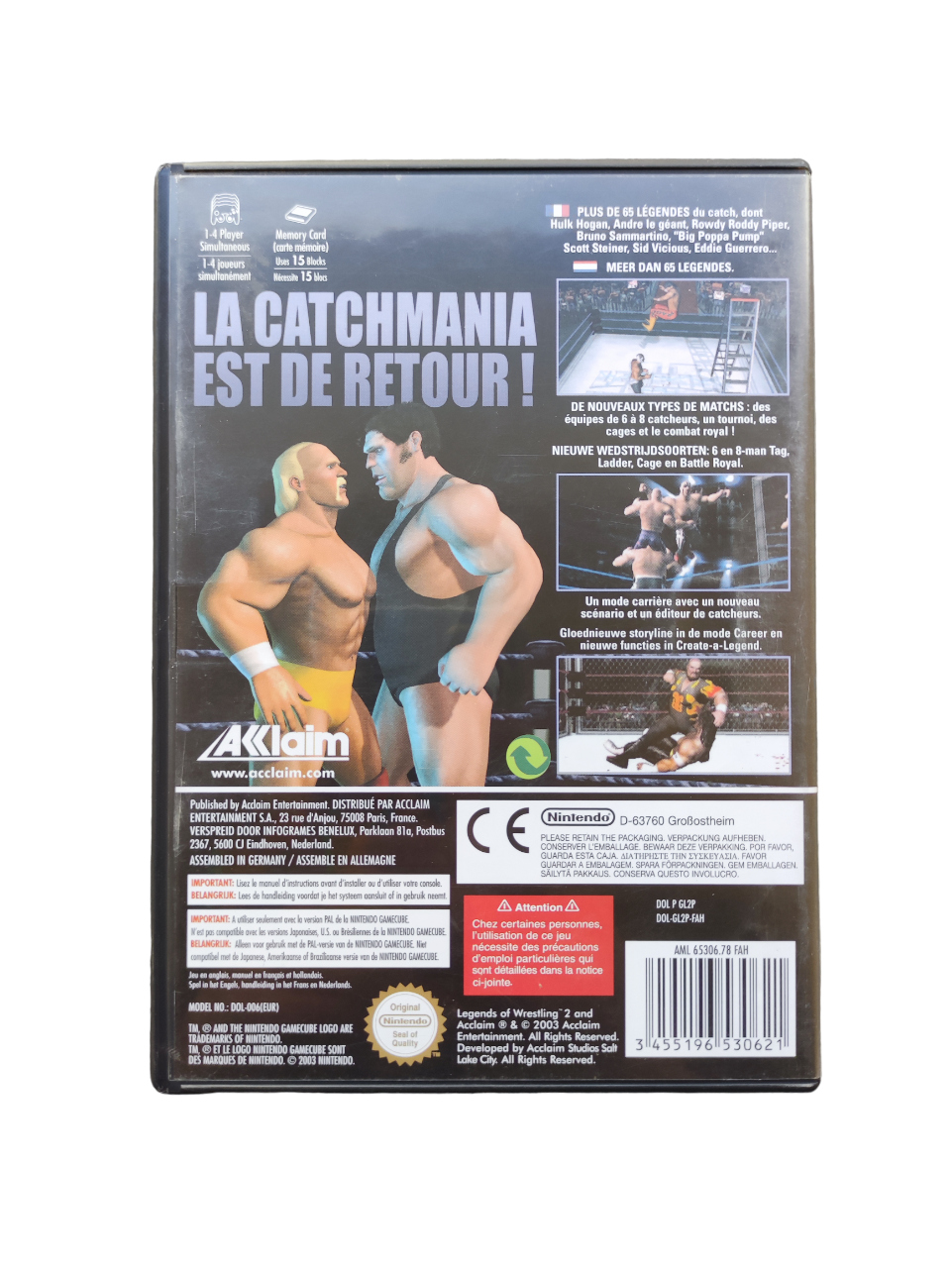 Legends of Wrestling II Nintendo GameCube