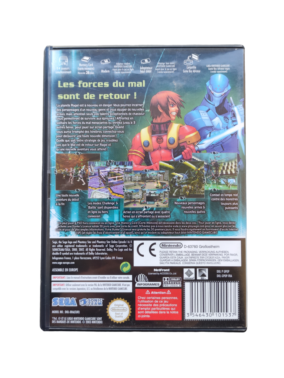 Phantasy Star Online Episode I & II - Gamecube